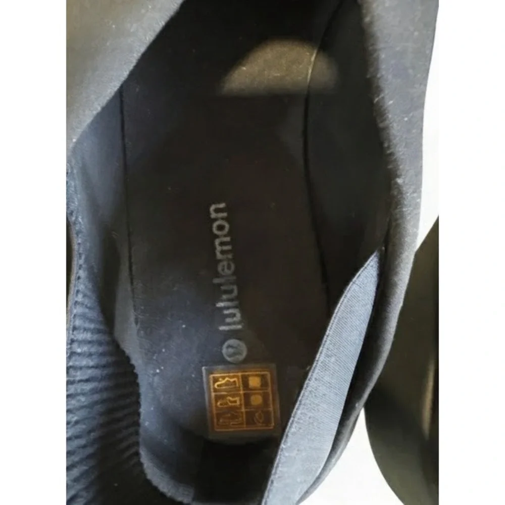 Lululemon SwayDay Mule Men 11.5 Black Slip On Clog Recovery Shoes